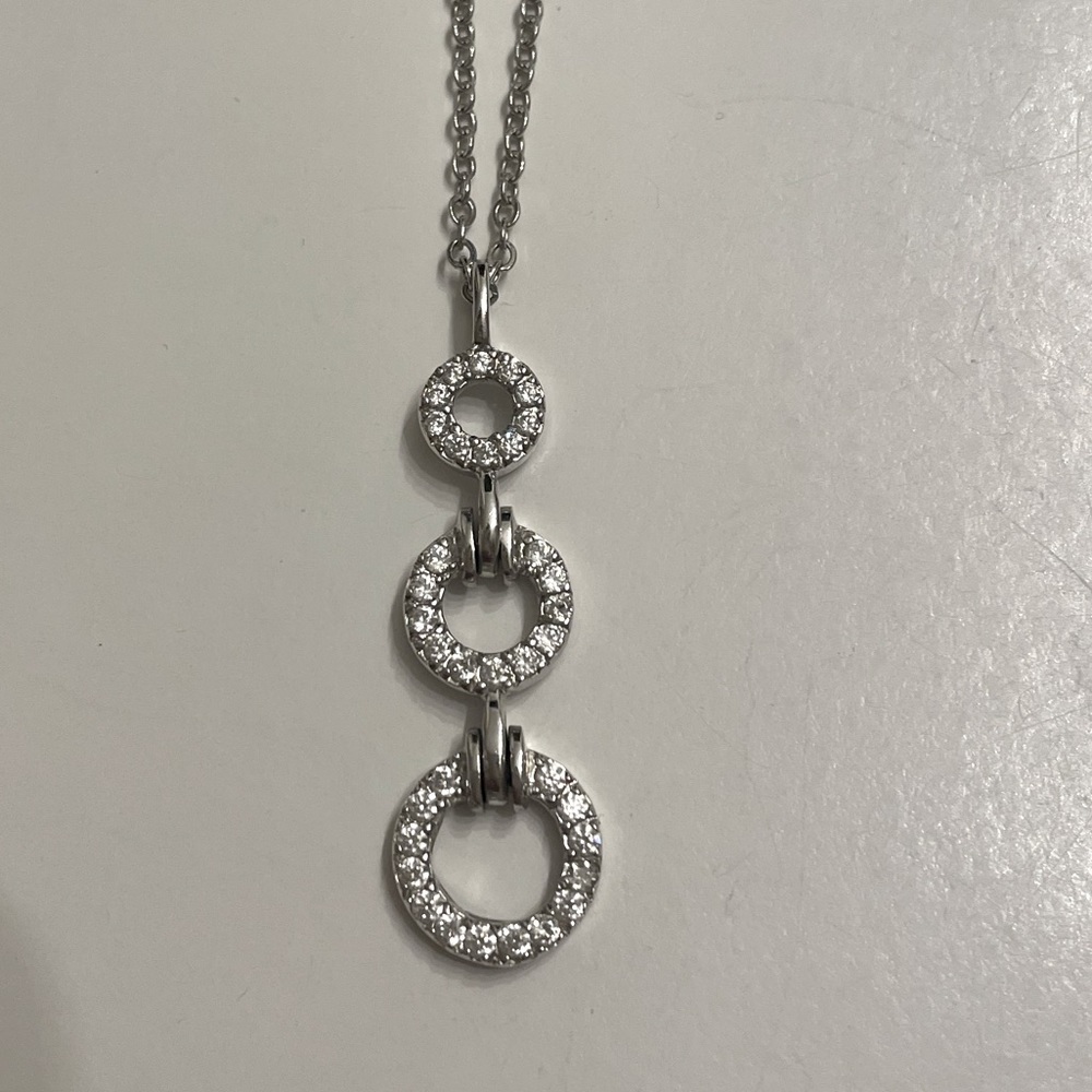 Sterling Silver CZ pendant